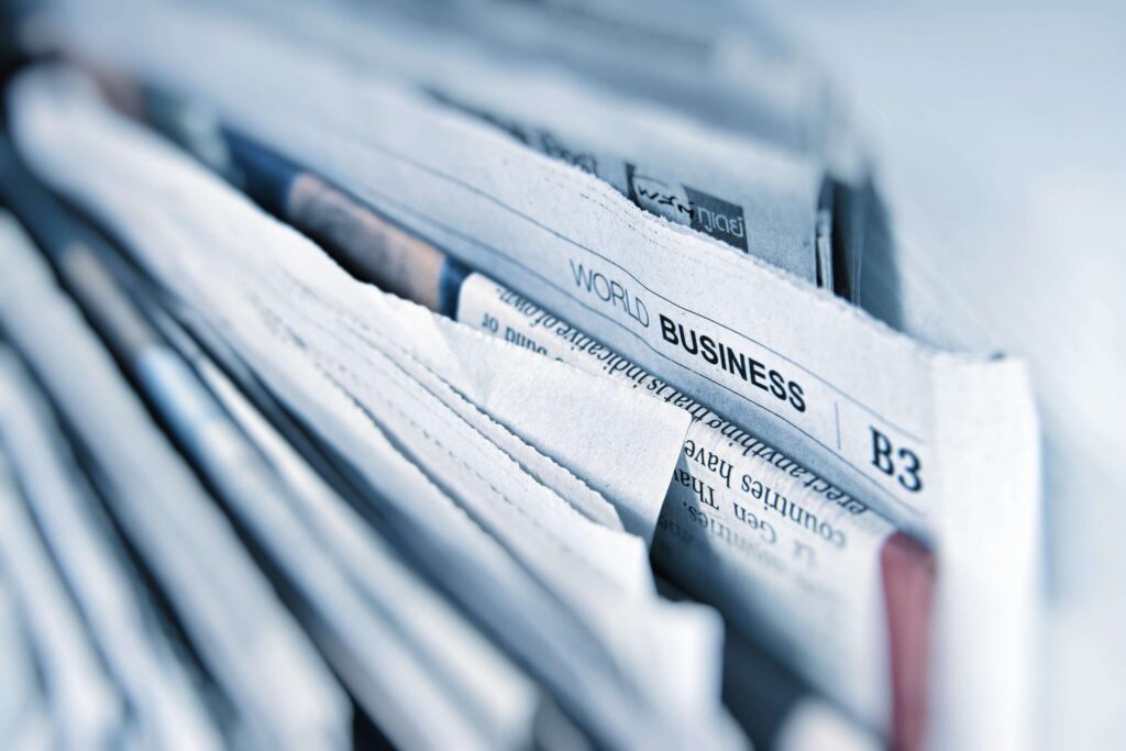 Stack of articles written by our consumer PR agency