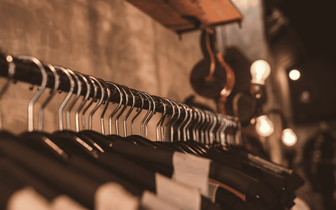 Fashion Marketing Agency - Image of clothing on a clothes rail.