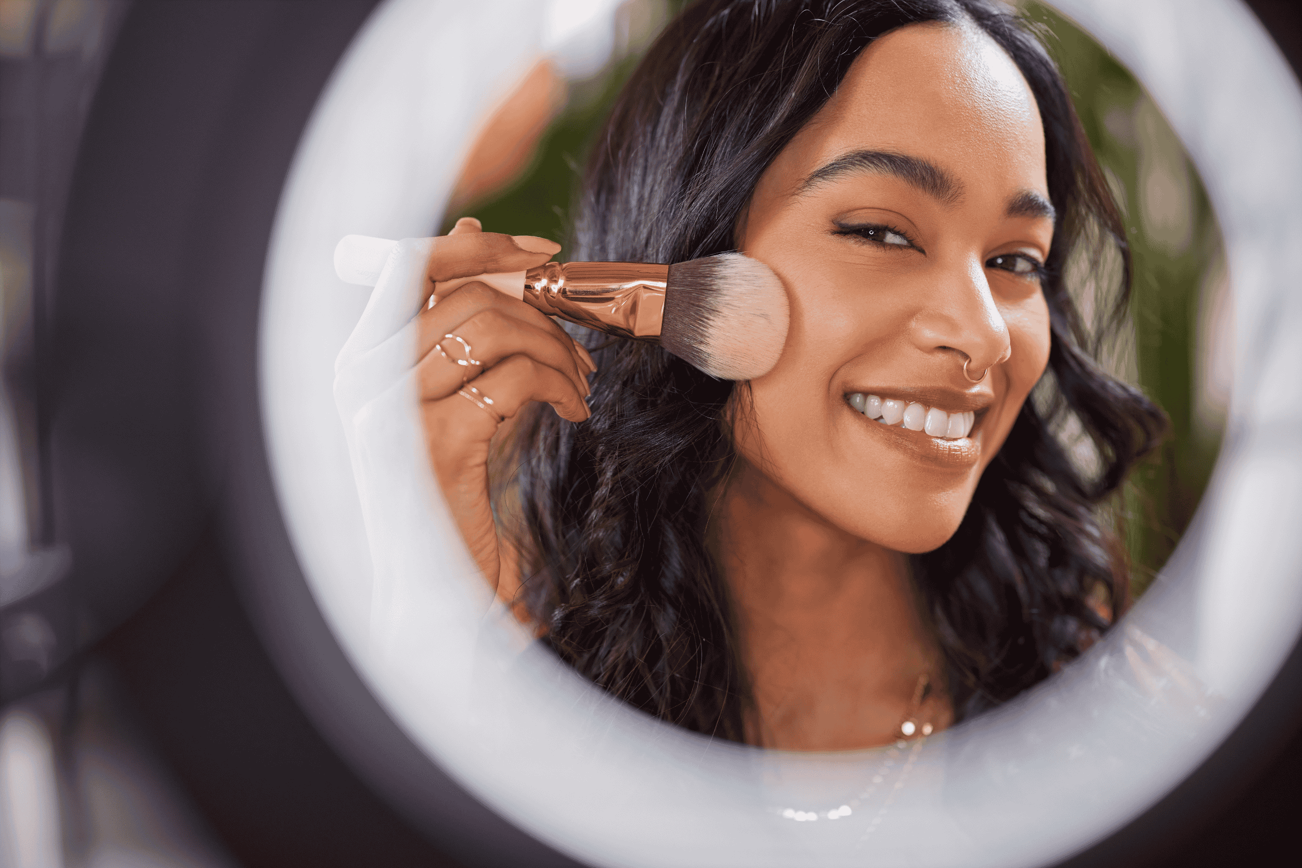 Image of an influencer filming content, to depict the influencer marketing services our team offer.