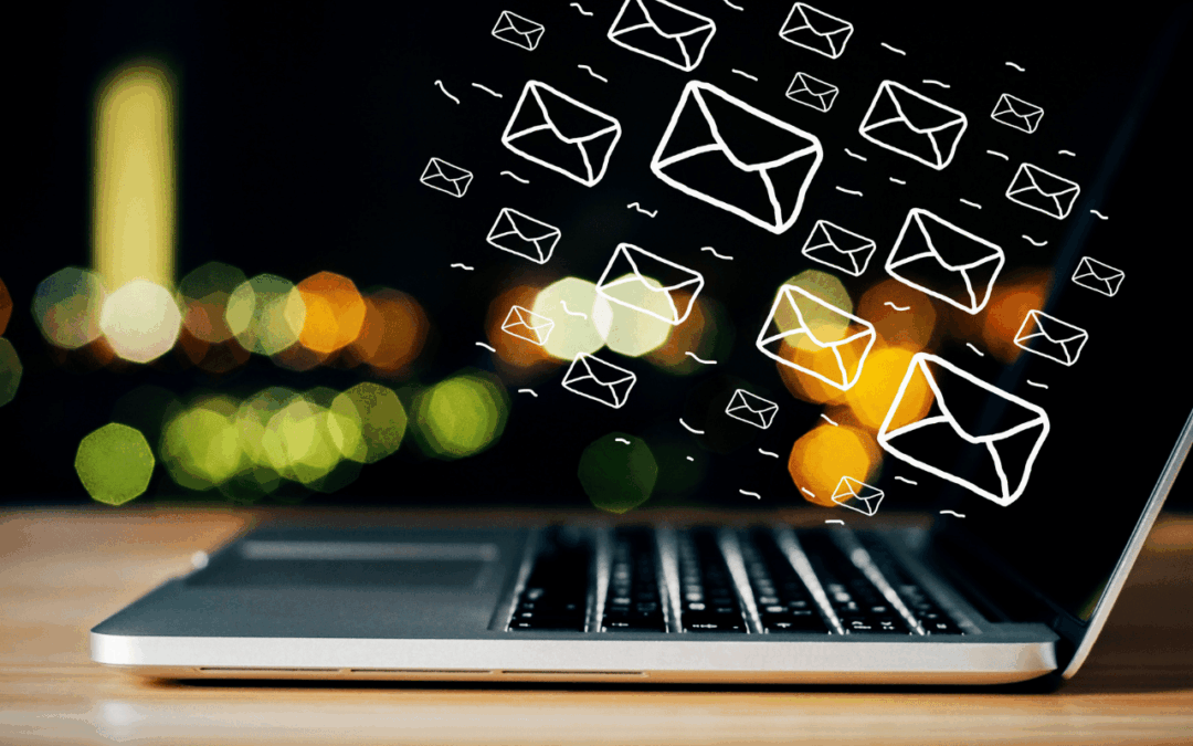 Customised Email Campaigns - Image of a laptop.
